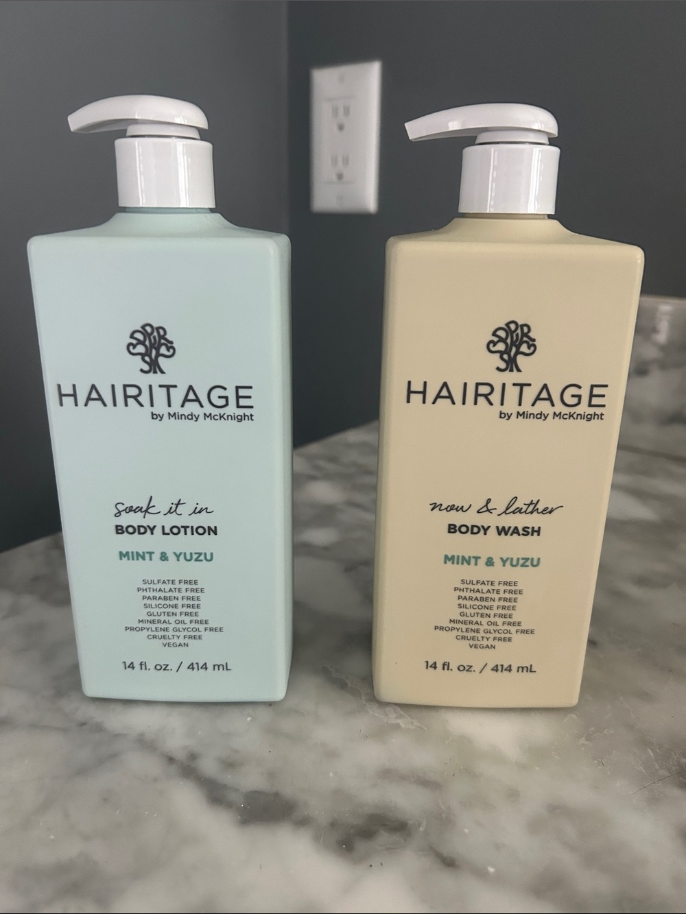 Hairitage Now&Lather Peony Cypress Body Wash Soak it In Cherry&Amber Body Lotion
